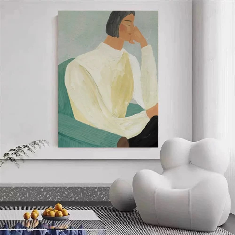 100% Handmade Noblewoman Oil Painting Picasso Canvas Poster Sexy Women Wall Art Picture For Living Room Decor Image Mural Gift