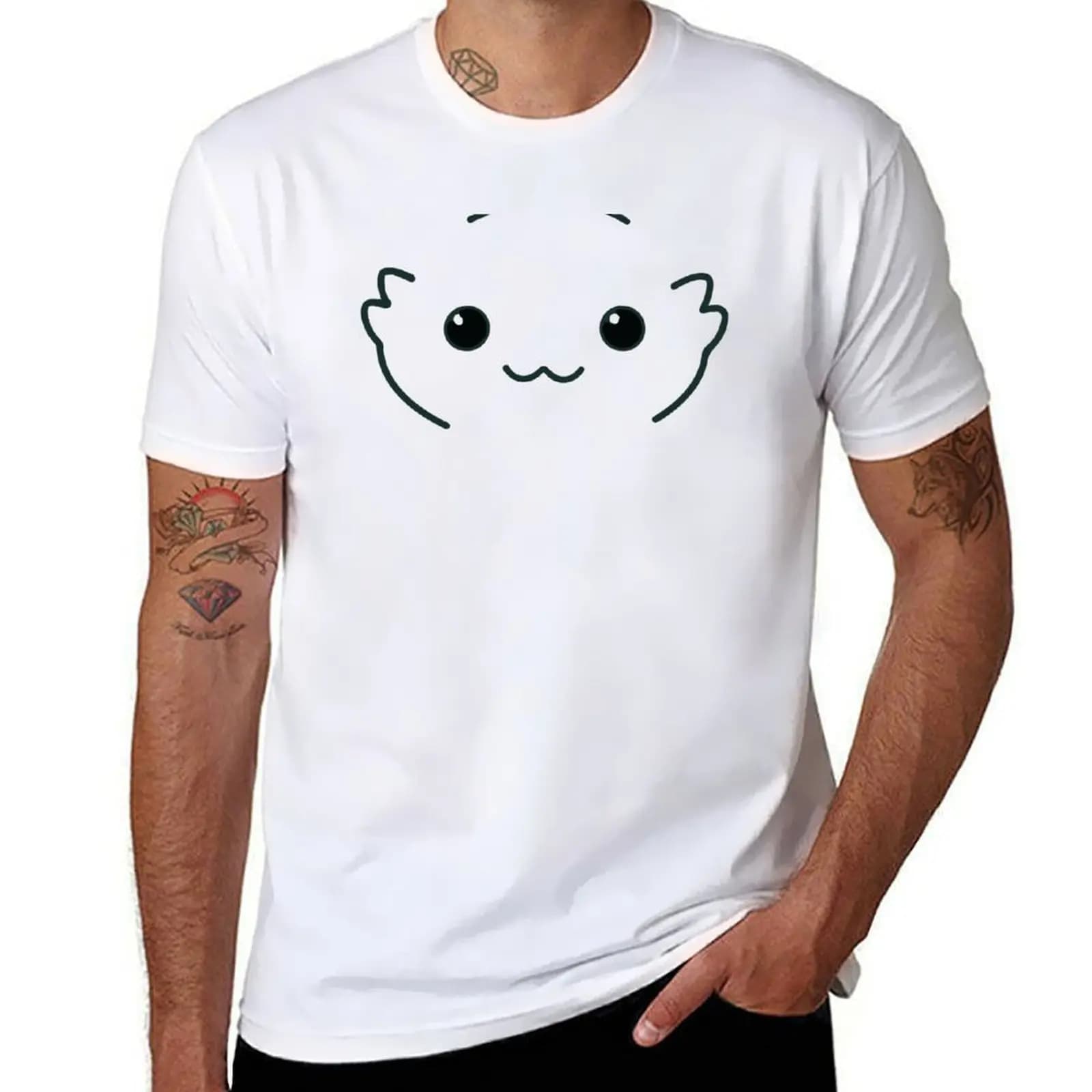 Moopsy Face T-Shirt men t shirt cotton 100% cotton t shirts high quality T-Shirt