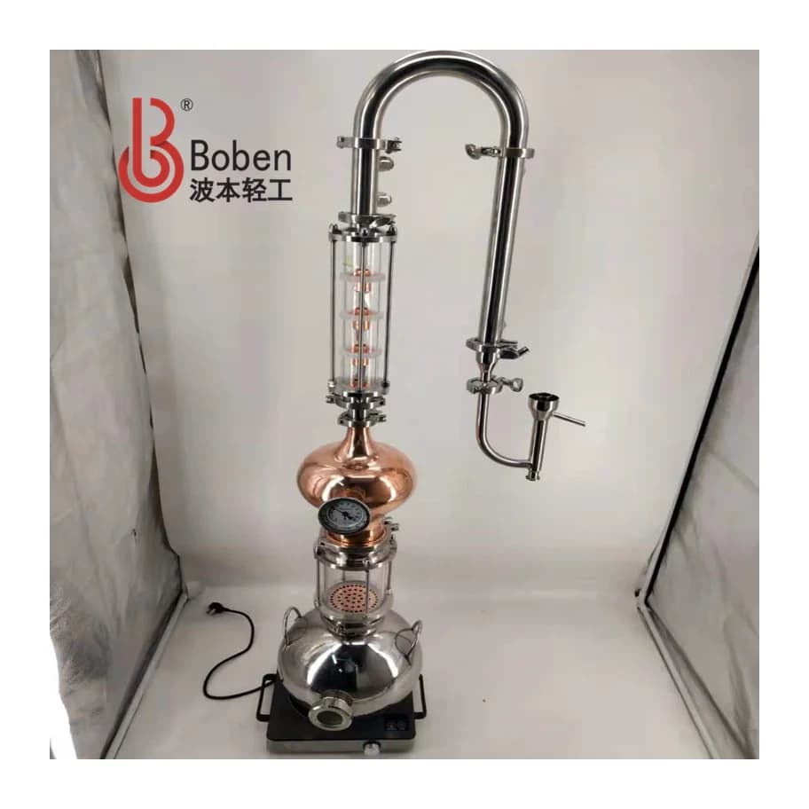 Boben 5L Distillation Equipment Home Distilling Equipment Copper Essential Oil Distillation Equipment Pot Still