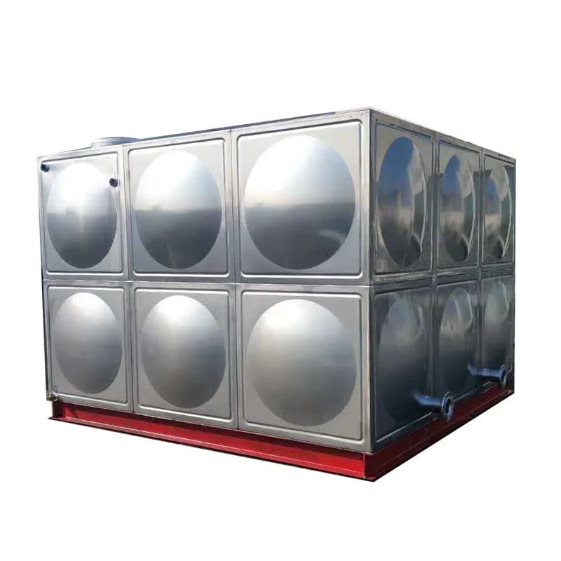 304 stainless steel water tank, square combined fire water tank