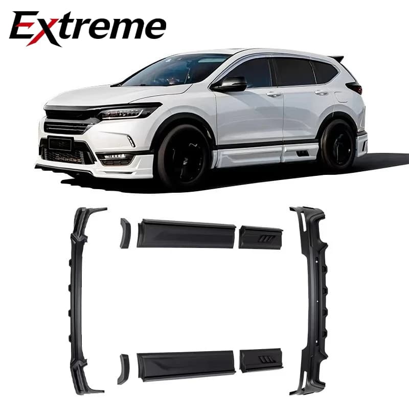 PP Wide Body Kit for Breeze 2020-2023 Plastic Polished Finish Easy Installation Front Lip & Rear Diffuser Set