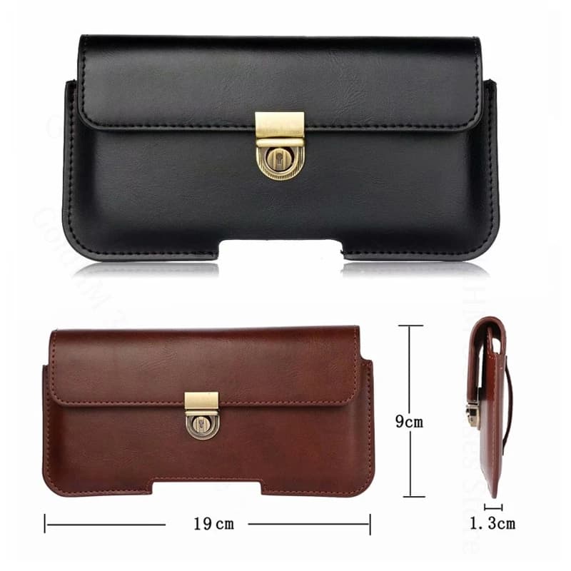 Phone Cover For Infinix Note 60 Ultra Edge Luxury Leather Pouch Waist Phone Bag Belt Case Note 50X 50s 5G Plus 50 40 Pro Plus 5G