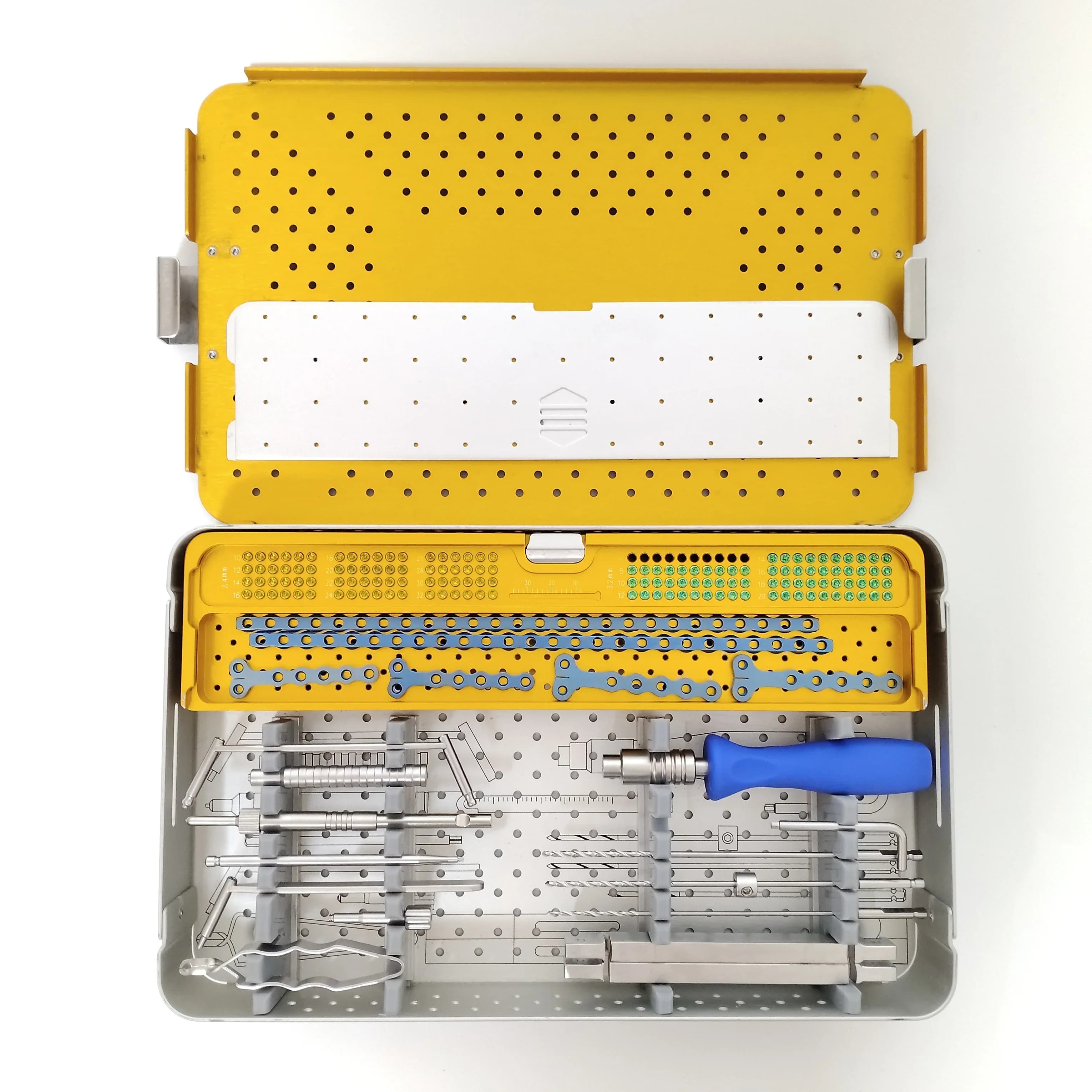 Alps 5.0/6.5mm Veterinary Orthopedic Kit Titanium Locking System for Pet Surgical Instruments