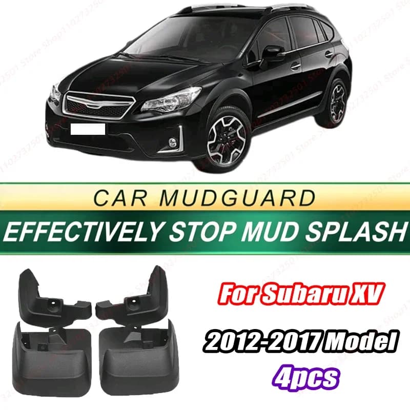 For Subaru XV 2012-2017 Model 4PCS Front Rear Mud Flaps Splash Guards Fender Mudguards Auto Accessories