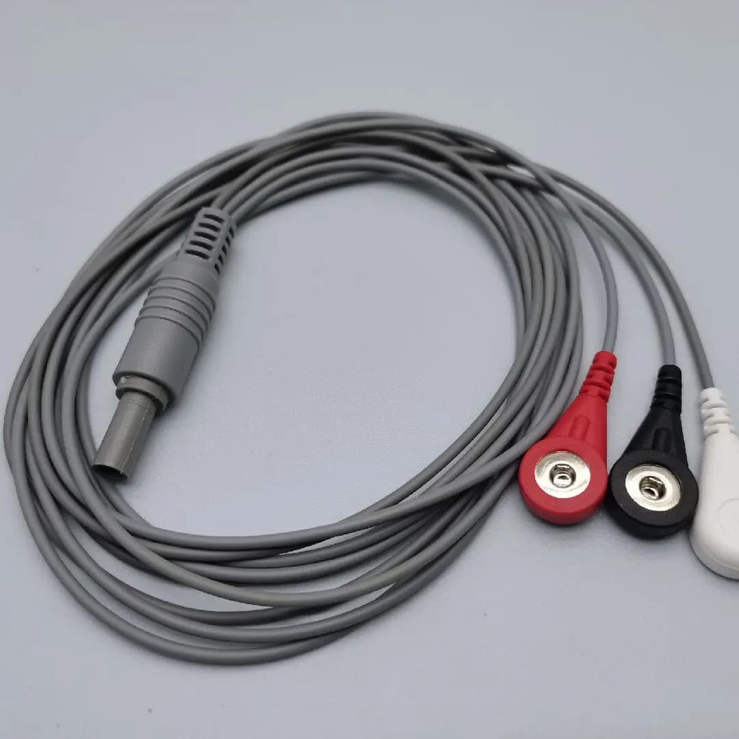Compatible with TE-4000X Telemetry ECG Monitors Lead Cable