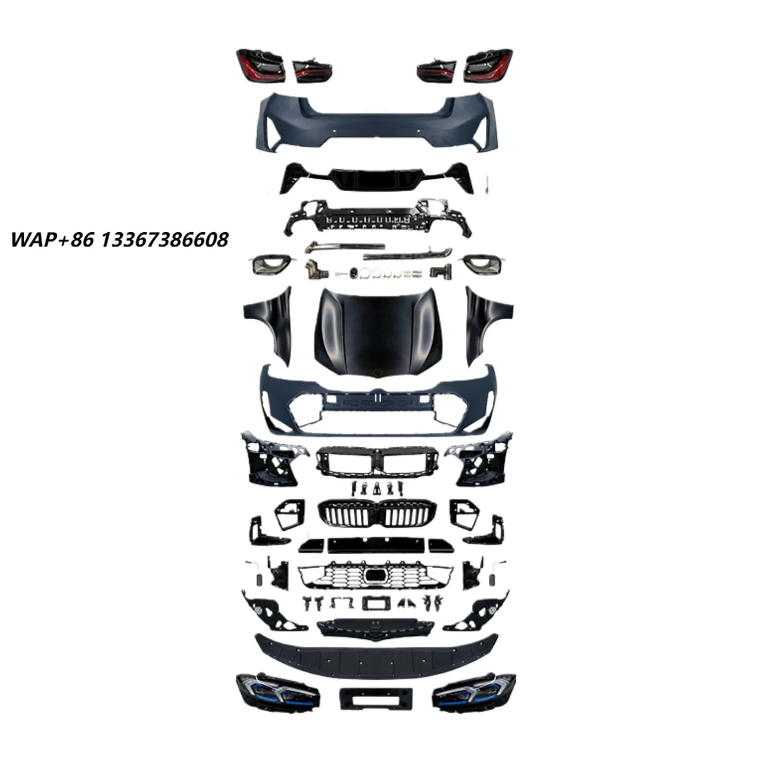 Wholesale G20 M-Tech Body Kit for F30 F35 2013-2018 - Complete Modification Kit including bumper, hood, headlights, taillights
