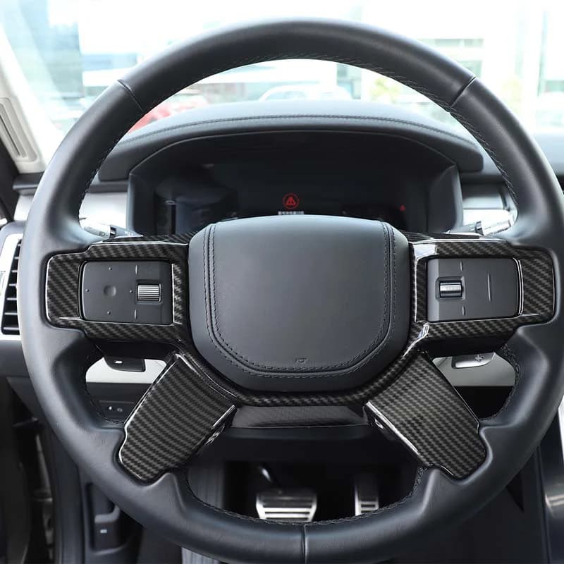 For 21-22 Models Land Rover Discovery 5 Steering Wheel Frame Protector Car Interior Decoration Accessories High Quality ABS