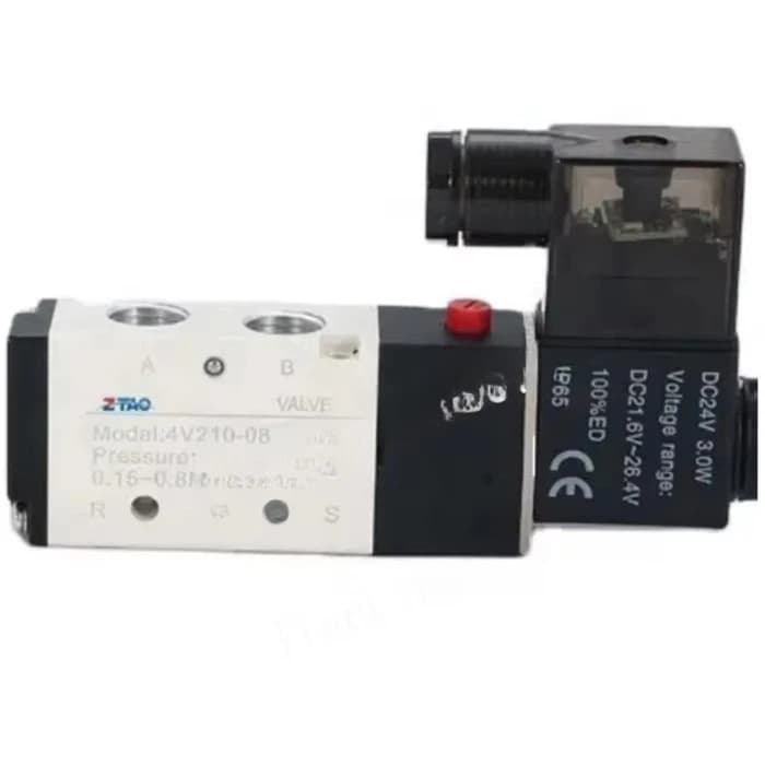 Brand New Original  4V210-08 DV24V Stainless Steel Solenoid Control Valve Pneumatic Power Series Cylinder