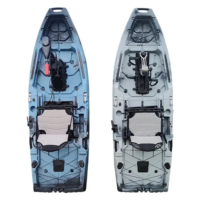 Wear-resistant hard bottom pedal fishing kayak, single double folding portable luya boat paddle board