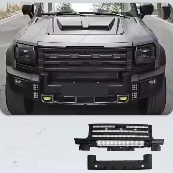 New High Quality  Body Kit for Tank 300 SUV Retrofit/Upgrade Front Grille Bumper Roof Rack Car Accessory Black