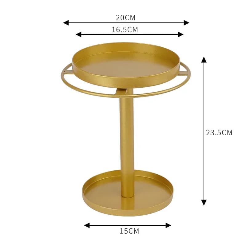 Rotating Gold Eyeglasses Display Stand Detachable Sunglasses Organizer Jewelry Watch Desktop Storage Rack