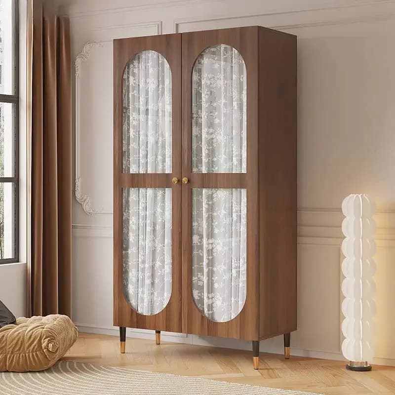 Items Brown Wardrobes Closet Wooden Small Modern Adult Storage Wardrobes Cute Saving Drawers Guarda Roupas Furniture For Home