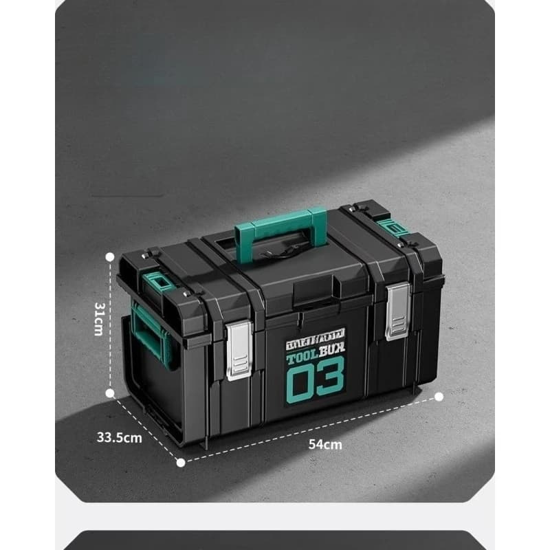 Large capacity stacking box combined five toolbox storage box industrial grade set multi-functional trolley case