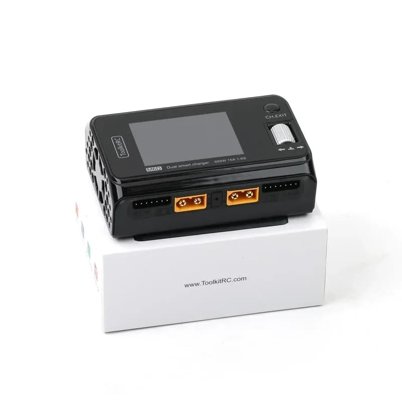 M6D charger, dual channel, model aircraft 2-6S lithium battery 500W 25A Chinese balance charge