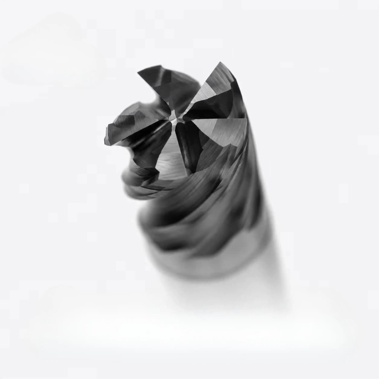 Graphite End Mill Solid Tungsten Steel CNC Milling Cutter Overall Length 150mm Super Long Tool for Graphite Carbon Machining