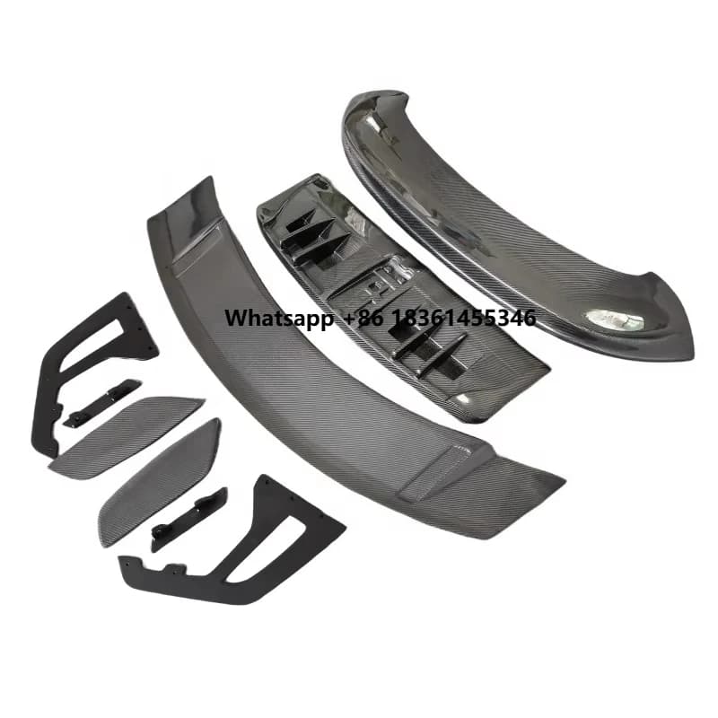 For 992 Carrera Upgrade GT3 Style Carbon Fiber Rear Spoiler Wing for 911 992 High Quality