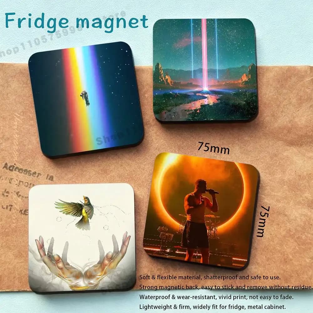 2026 I-Imagine D-Dragons Band LOOM Magnet Refrigerator Fridge Sticker for Home Decor DIY Wall Decor