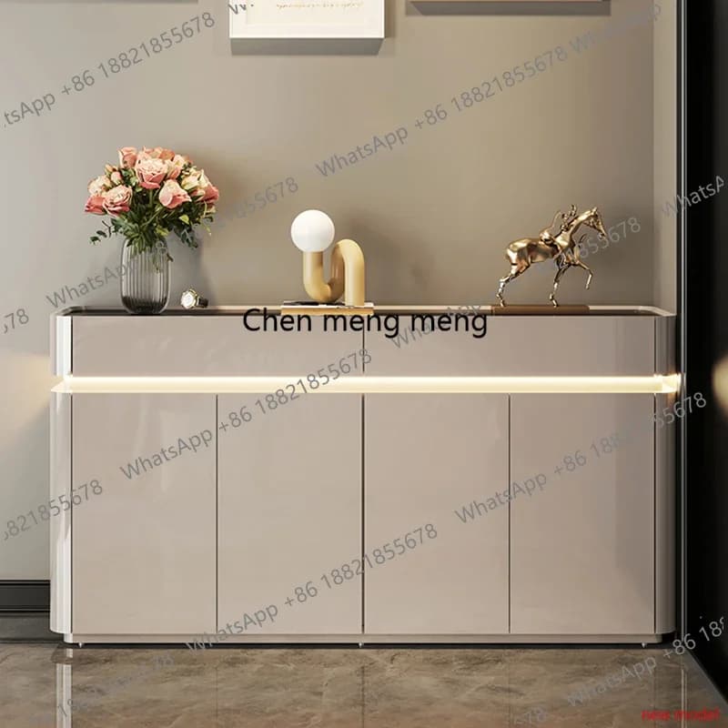 AB03   Luxury Nordic Shoe Cabinet Organizer Storage Mobile Bedroom Designer Shoe Shelf Dorm Essentials Box Zapatero Hotel Furnit