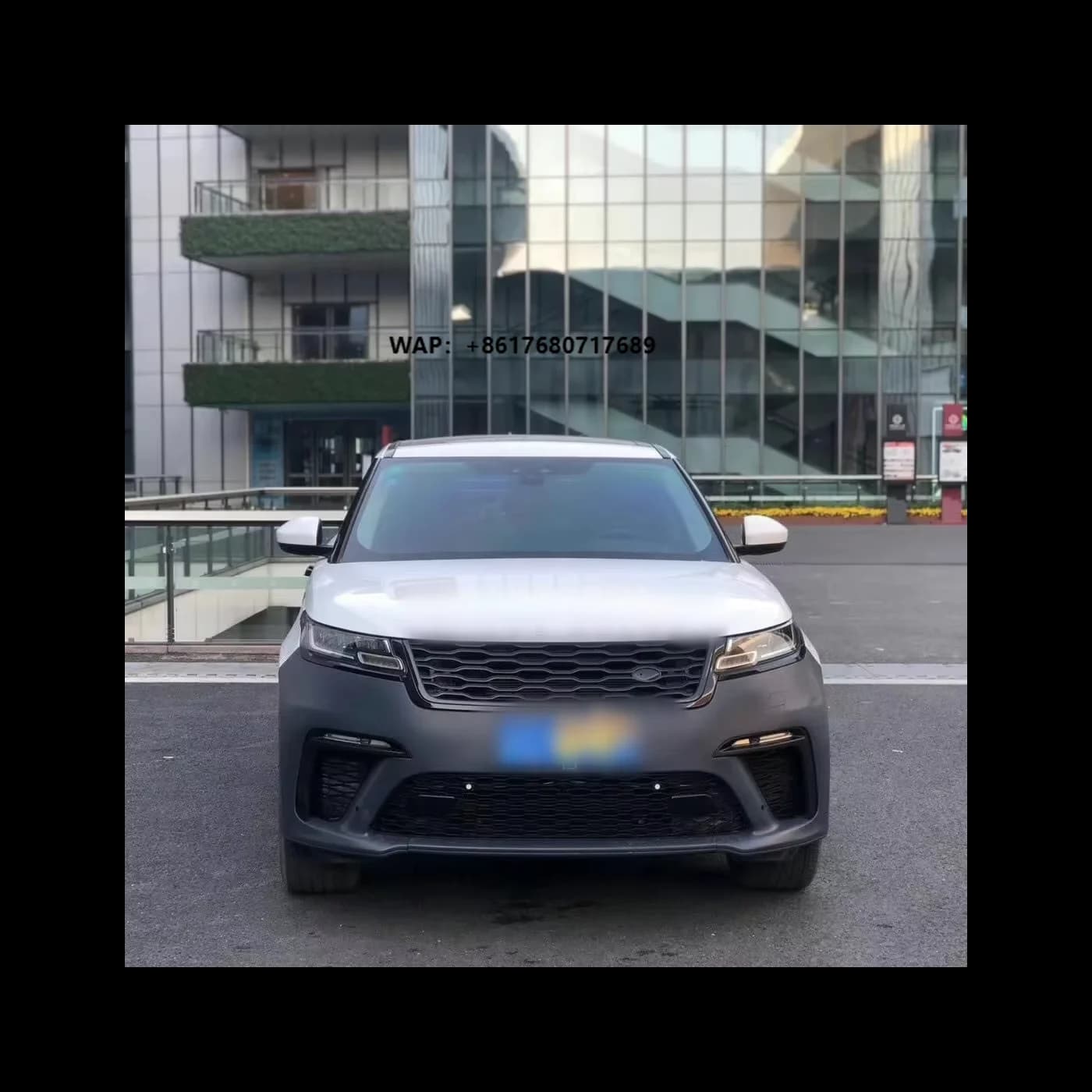 High Quality for Range Rover Velar Upgrade to SVA Style Bodykit Car Parts Front Bumper
