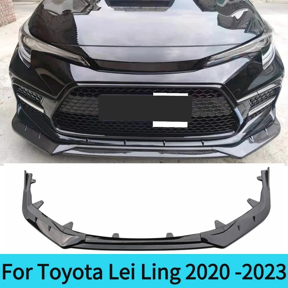 For Toyota Lei Ling Sports version 2020-2023 Front Splitter Front Bumper Lip Cover Chin Protector Tuning Trim