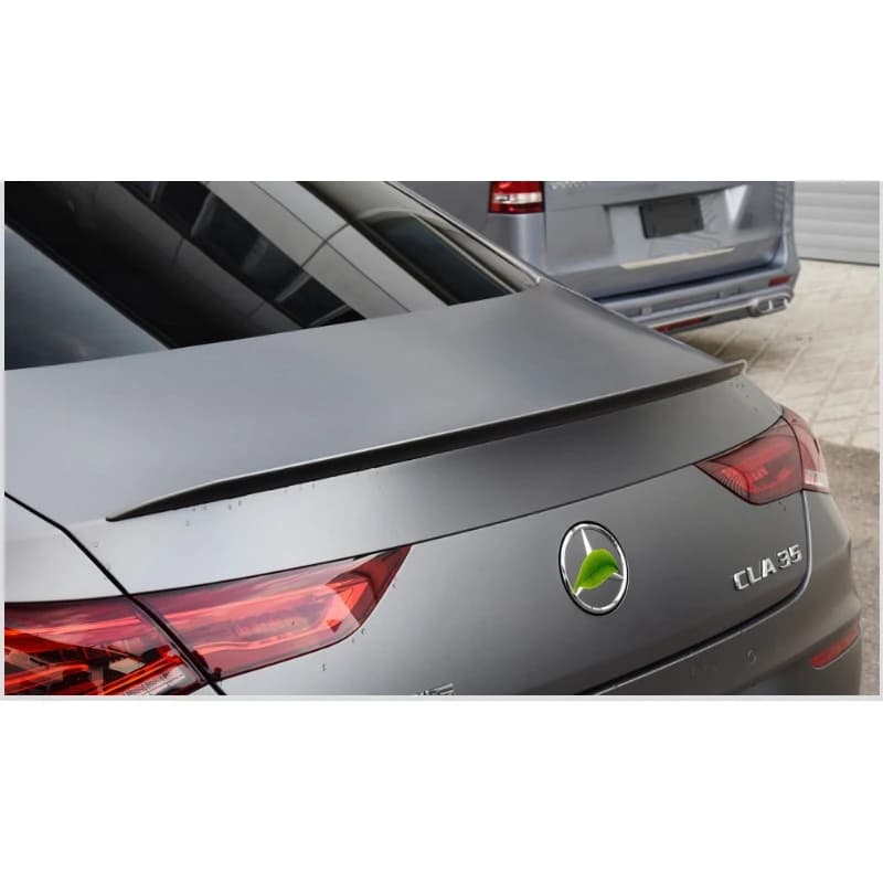 FOR Mercedes-Benz CLA W118 C118 AMG Style Carbon Fiber Rear Spoiler Trunk Wing 2019 2020 2021 2022 2023 FRP Forged carbon