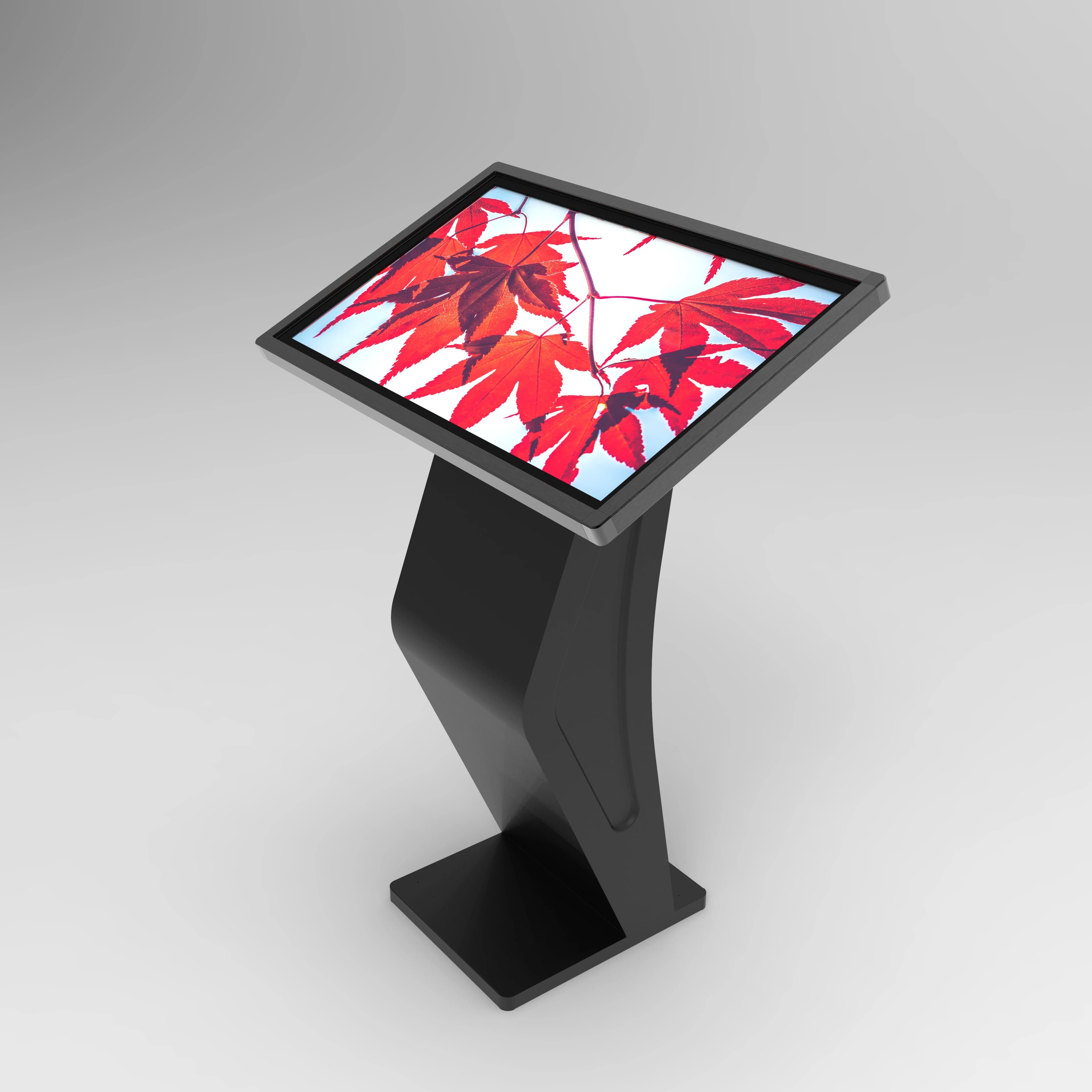 32 Inch LCD Self-service Kiosk Horizontal Infrared Touch Screen Query Machine