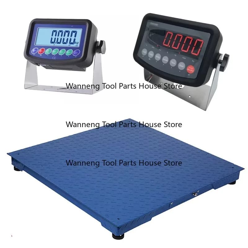 40mm Digit Height Weight Scale 1t Digital Electrical Floor Scale With RS232