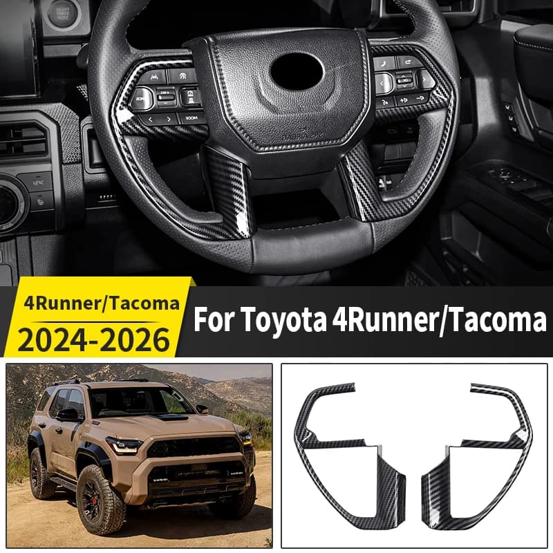 For Toyota 4Runner N500 2024 2025 2026 Tacoma Car Steering Wheel Trim Strip Interior Styling Kit Upgrade Protection Accessories