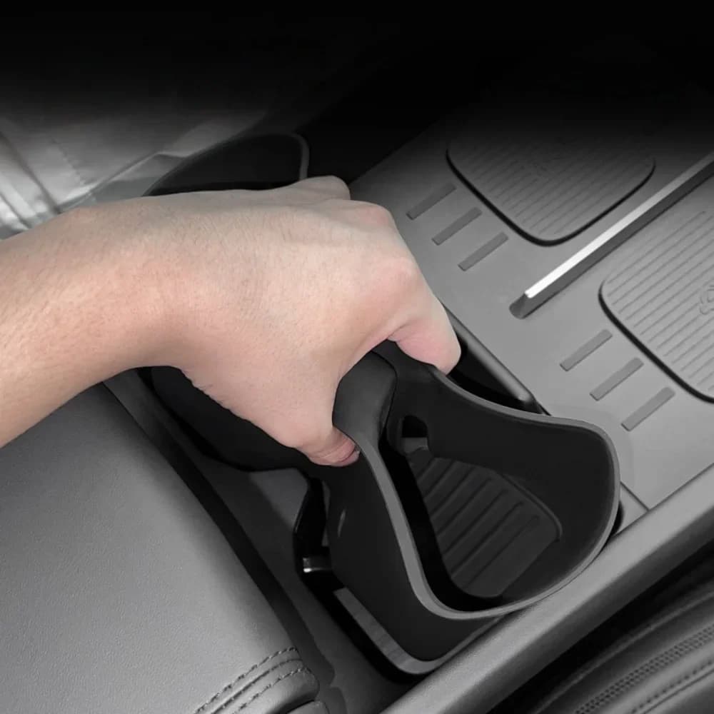 Cup Holder Insert for Hyundai Santa Fe 2026 2025 2024, Interior Accessories Center Console Slicone Cup Holder Cover Liner