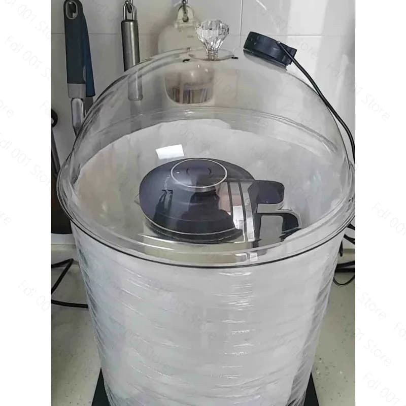 Soundproof Cover for High Speed Blender with Noise Dampening Acoustic Foam for Kitchen Quiet Operation