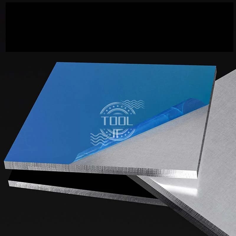 1Pc 8-50mm Thick 7075 Aluminum Sheet Plate Block 50x50 100x100 100x200 150x150 Sizes for CNC Processing Large Aluminum Materials