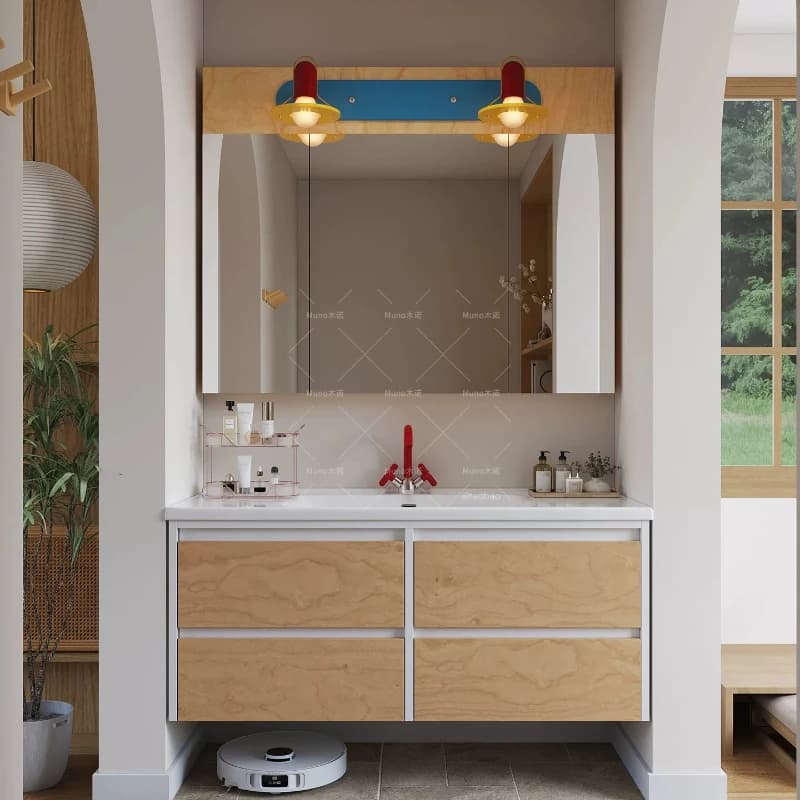 Multilayer Rectangle Bathroom Cabinet Organizers Wall Space Saving Bathroom Shelves Storage Display Mobiletto Bagno Furniture