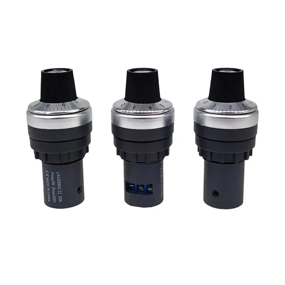 1 unidad 1K 2K 3K 5k 10k 50k 100k LA42DWQ Ohm potenciómetro regulador  velocidad  frecuencia variable especial interruptor conve