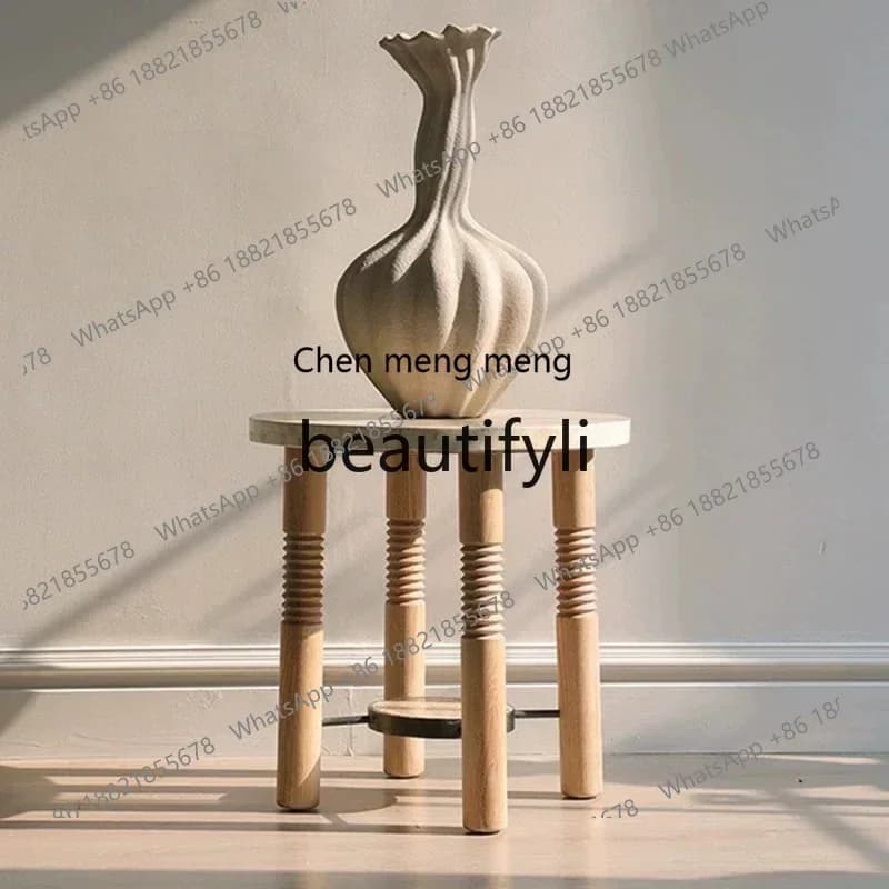 K182K182xqqCream wind tunnel stone edge few light luxury high-end sofa creative corner few solid wood coffee table medieval