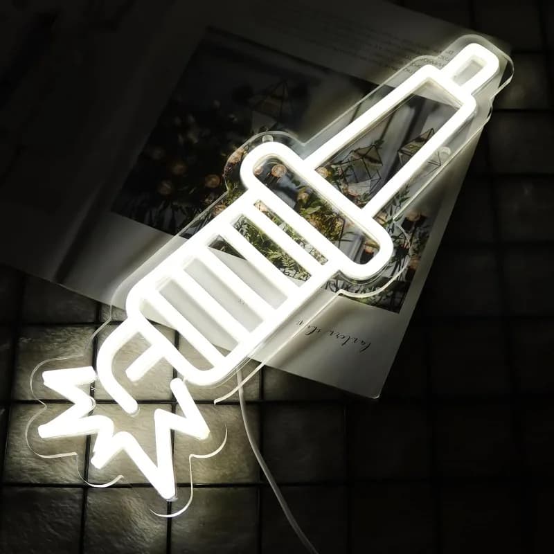 Dimmable Spark Plugs Neon Sign for Wall Decor USB Powered Led Business Signs for Man Cave,Garage,Car Stores,Auto Repair Shops