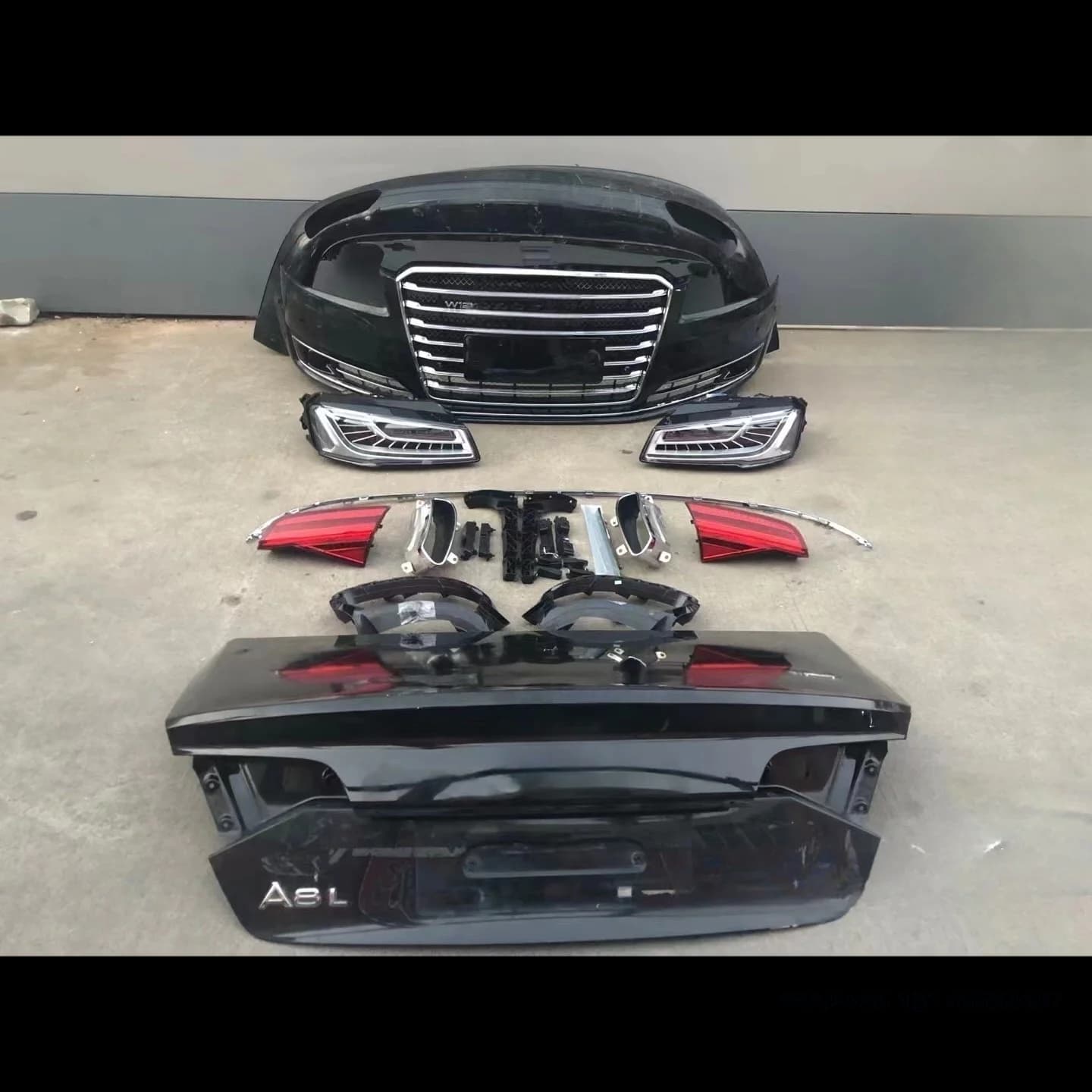 Older ModelsA8L  New Upgraded Includes Headlights Auto Body Systems Parts Car Bumpers foraudi A8