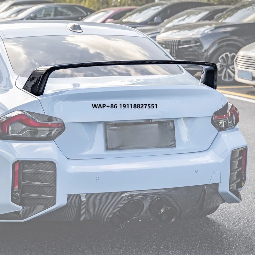 MP Style Dry Carbon Fiber Rear Trunk Wing for  G87 M2 G42 2 SERIES COUPE 2023+