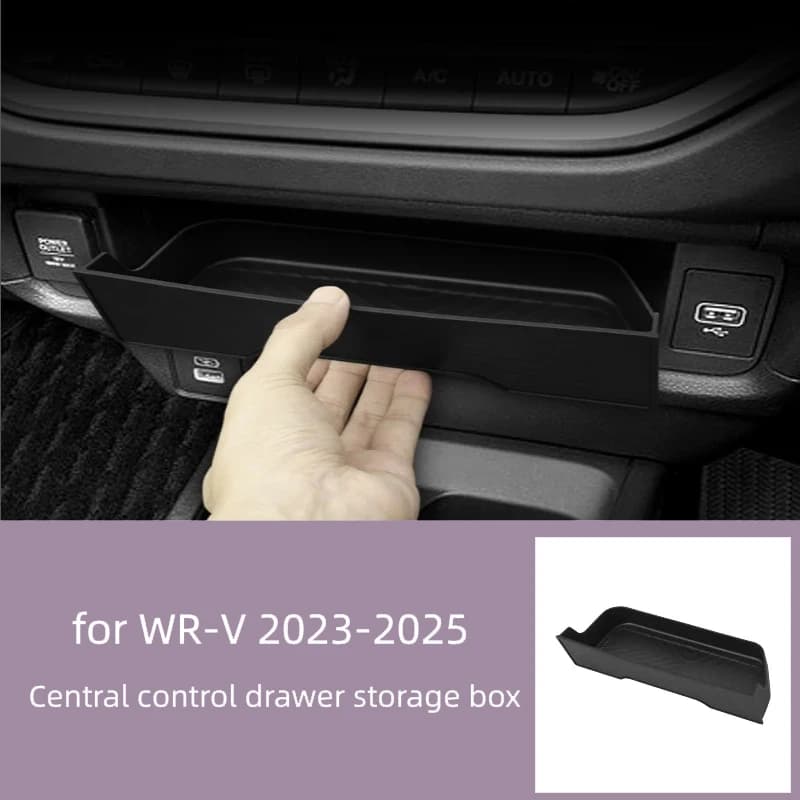 Suitable for 23-25   WR-V central control drawer storage box car installation box car interior storage box