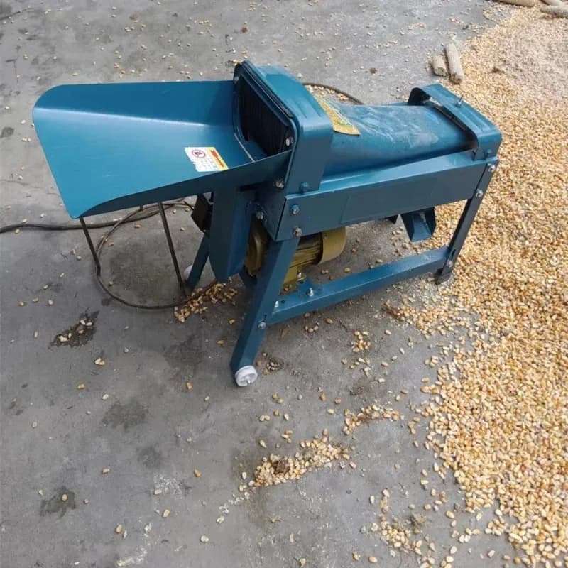Mini Electric Maize Corn Thresher Sheller 0.75kw Multi-functional Grain Processor for Efficient Home Use
