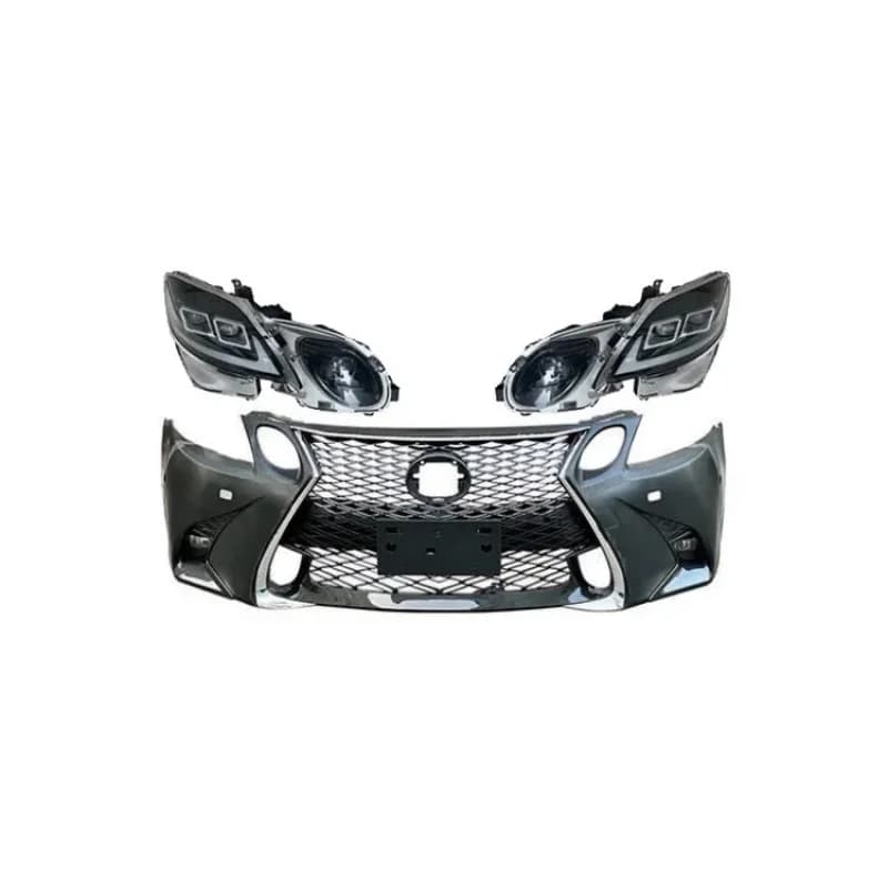 High Quality Upgr 2017 Style BodyKit Front Bumper Headlamp Headlights Body Kit for  Gs 2006-2011 Old Upgr to New