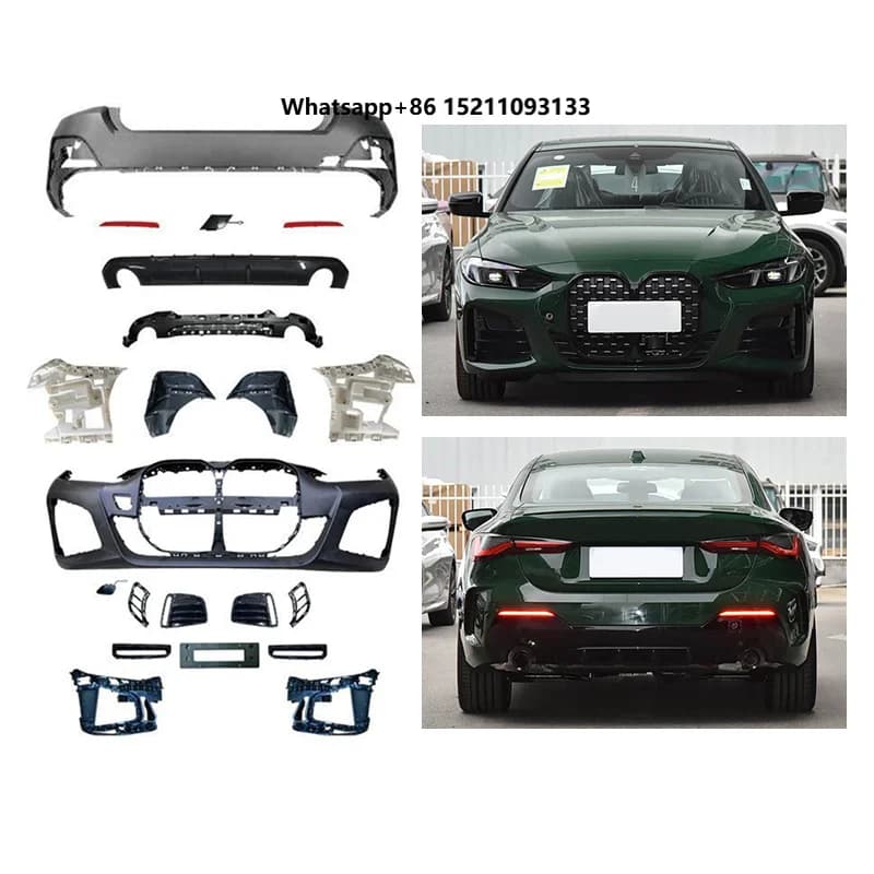 2020-2023 Car Modification Upgrade MT Front Bumper Rear Bumper Body Kit Large Surround Accessories for 4 Series G26