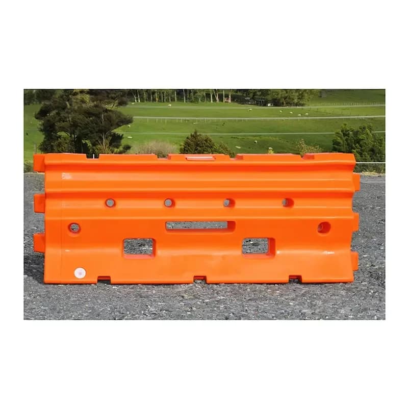 Thickened and Durable Plastic Barricade FenceCrowd Control Isolation Guardrail Crash Barrels Isolation Guardrail