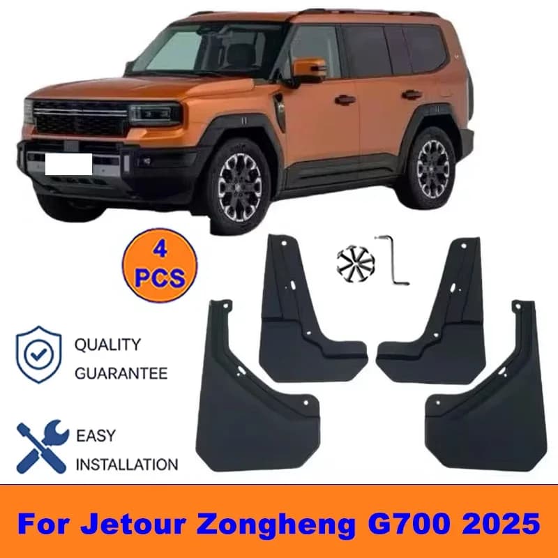 4Pcs Mud Flaps For Jetour Zongheng G700 2025 - Splash Guards Front&Rear Wheel Fender Mudguards Car Exterior Protection Accessory