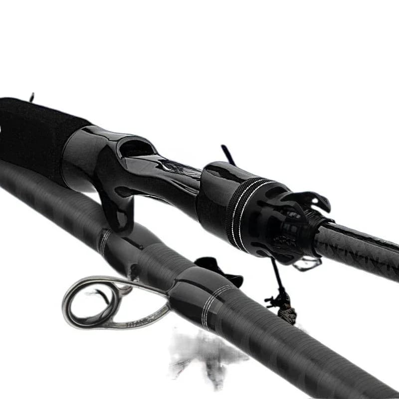 Luya rod full set of titanium alloy bracket silicon nitride guide ring carbon gun straight handle rod fishing rod