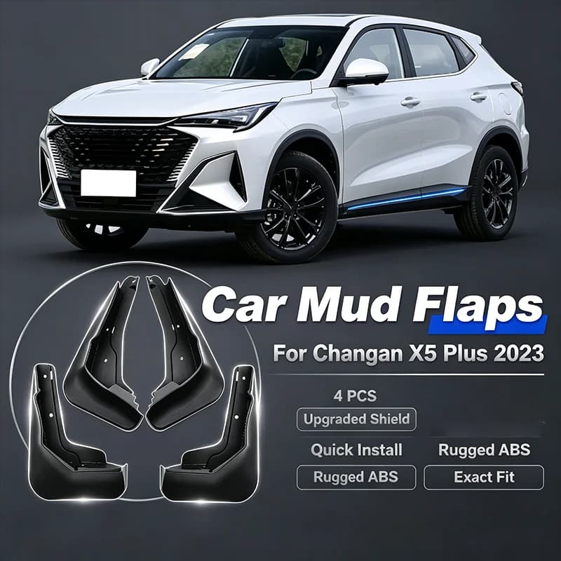 For Changan X5 Plus 2023 4Pcs Mud Flaps Splash Guards Front Rear Wheel Fender Mudguards Car Exterior Protection