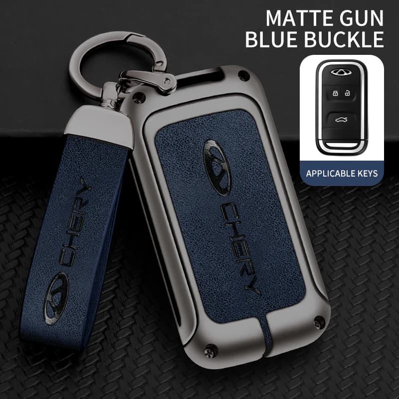Zinc alloy car key case suitable for Chery Tiggo 8Pro 7Plus Arrizo8 Omenda high-end remote control key fob interior accessories