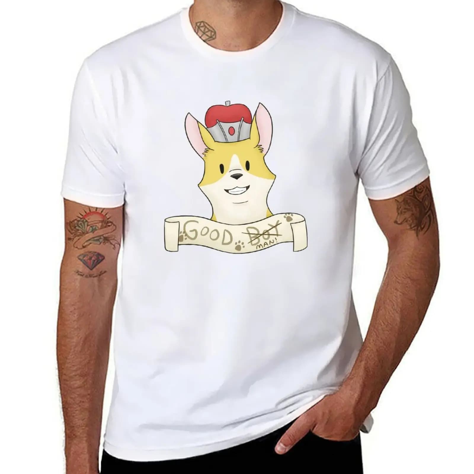 Good Boy Atticus T-Shirt man t shirt heavy cotton funny t shirts man T-Shirt