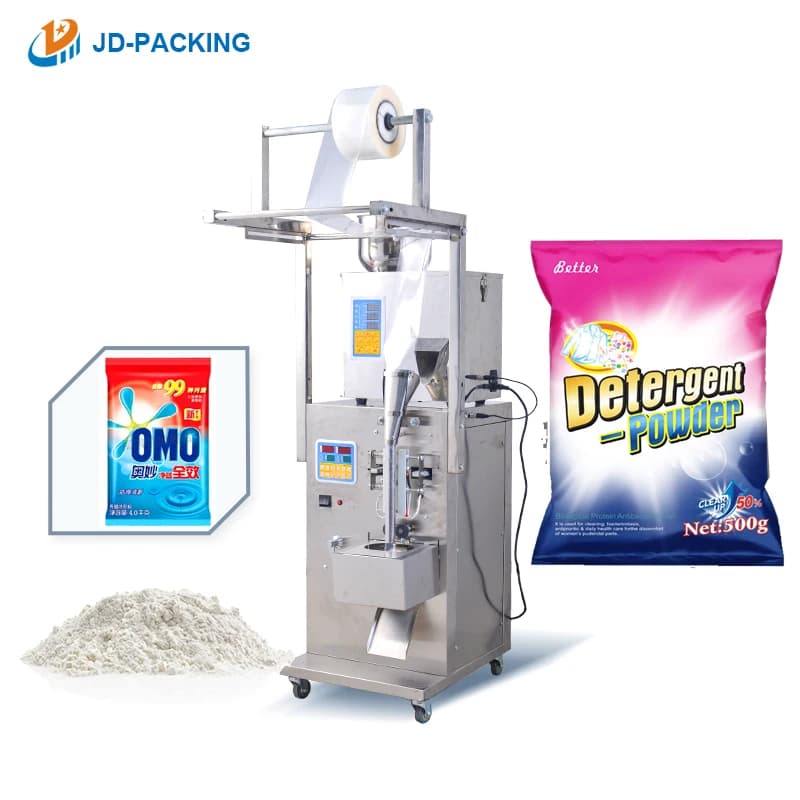 Automatic Small Sachets Bleaching Laundry Detergent omo Washing Powder Soap Packaging Filling and Packing Machine
