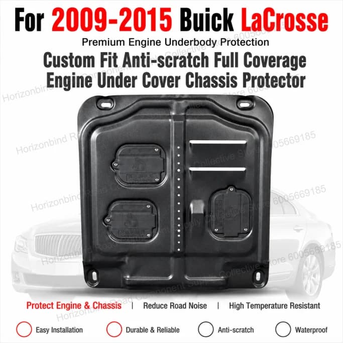 For 2009-2015 Buick LaCrosse Engine Skid Plate Guard Under Engine Shield Full Coverage Impact Resistance