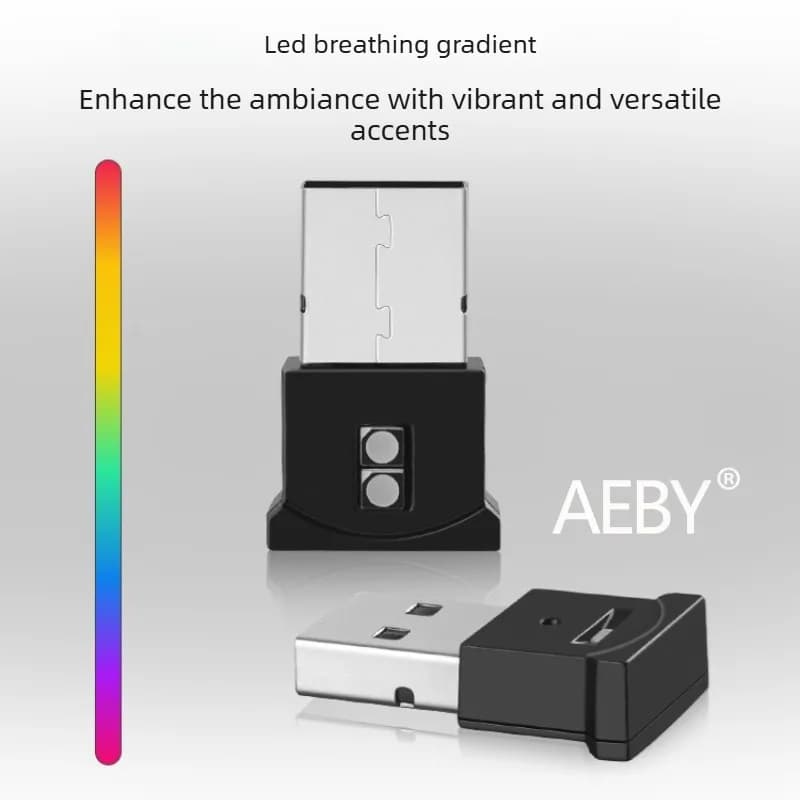 For BYD Atto 2 Smart Driving Editio 2024-2025 Car USB Ambient Light,RGB Color Changing Mood Lighting,Decoration Lamp,LED Strip